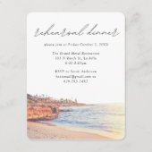 ラジョラコーヴズ結婚リハーサルエレガントディナー エンクロージャーカード (正面)