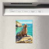 ラジョラシーライオンカリフォルニアトラベル マグネット (インサイチュ (食洗機))