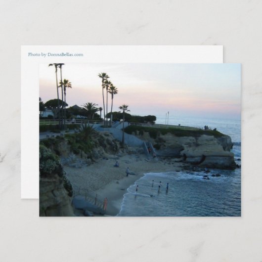 ラジョラビーチサンセットカスタムカリフォルニア葉書 ポストカード (正面/裏面)