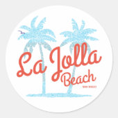 ラジョラビーチサンディエゴカリフォルニアヴィンテージパームズ ラウンドシール (正面)