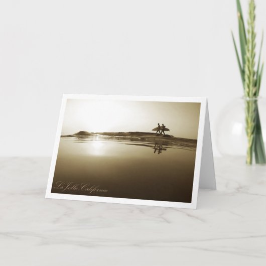 ラジョラホスピタルズビーチサーファーズリフレクション カード (正面)