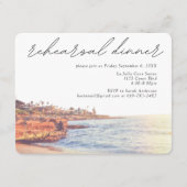 ラジョラリハーサルディナー結婚のエンクロージャカード エンクロージャーカード (正面)