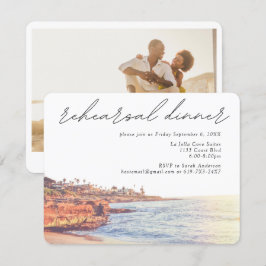 ラジョラリハーサルディナー結婚のエンクロージャカード エンクロージャーカード
