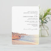 ラジョラ結婚のカスタムビーチ写真 招待状 (スタンド正面)