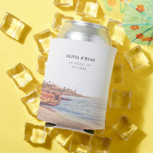 ラジョラ結婚式の引き出物カスタム 缶クーラー (インサイチュ 夏)