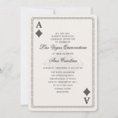 ラスエレガントベユニークガスクインセアニェラ 招待状 (正面)