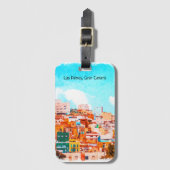 ラスカラフルパルマスグランカナリア建築 ラゲッジタグ (正面縦)