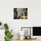 ラスカラ劇場の正面, 1852 ポスター (ホームオフィス)