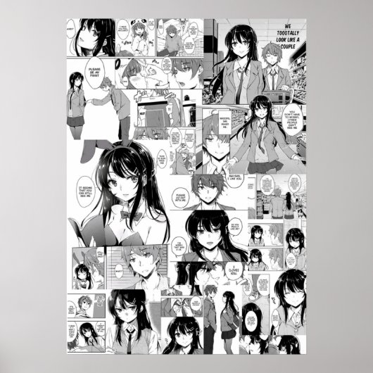 ラスカルはバニーガール先輩の夢ではないマンガc ポスター (正面)