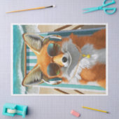 ラスカルキツネ、2ワイツオフ 薄葉紙 (クラフト)