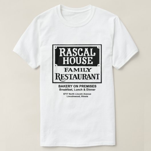 ラスカールハウスレストラン，リンカーンウッド， IL Tシャツ (デザイン正面)