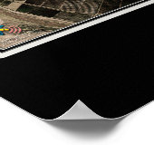 ラスクルセスニューメキシコ衛星ポスターマップ ポスター (角)