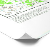 ラスクルーセストポの地図1957 ポスター (角)