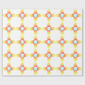 ラスクルーセスニューメキシコシア三十字架 ラッピングペーパー (フラット)