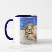 ラスコウはビーチに行きます マグカップ (左)