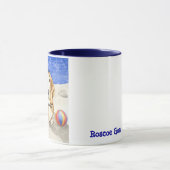 ラスコウはビーチに行きます マグカップ (中央)