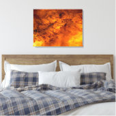 ラスコックスのレッドブル キャンバスプリント (インサイチュ (寝室))