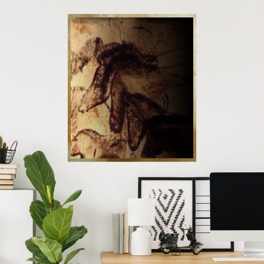 ラスコックスの三頭の馬 ポスター (ホームオフィス)