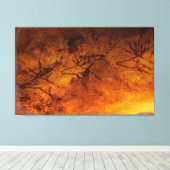 ラスコックス赤結腸 キャンバスプリント (インサイチュ (ウッドフロア))