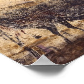 ラスコー絵画ケーブ ポスター (角)