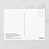 ラスコー芸術 ポストカード (裏面)