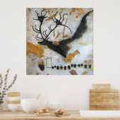 ラスコー・メガロセロ絵画ス洞窟のポスター ポスター (キッチン)