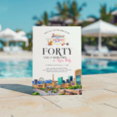 ラススタイリッシュベガス | 40th Birthday Photo 招待状