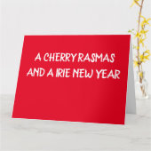 ラスタのクリスマスポストカード – 入江のラスマ カード (黄色い花)