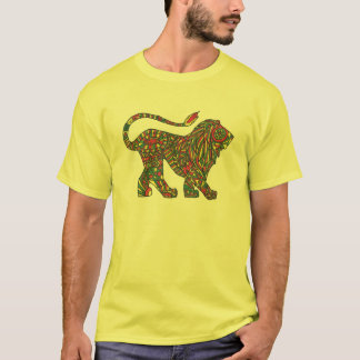ラスタのライオンのTシャツ Tシャツ