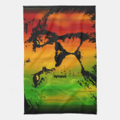 ラスタのライオン キッチンタオル (縦)