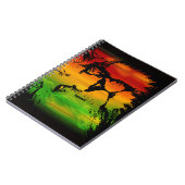 ラスタのライオン ノートブック (左側)