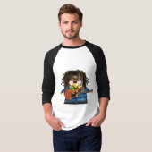 ラスタのロッカーのレゲエのタキシード Tシャツ (正面フル)
