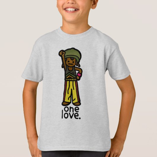 ラスタの摩耗 Tシャツ (正面)