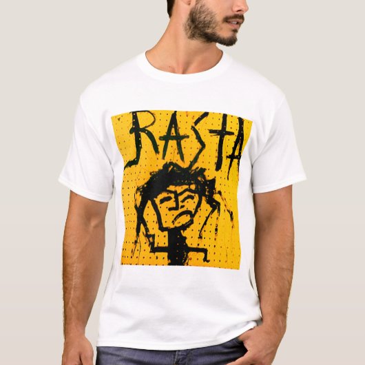 ラスタの棒の姿 Tシャツ (正面)
