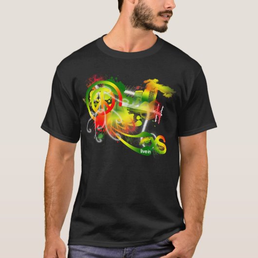 ラスタの爆発 Tシャツ (正面)