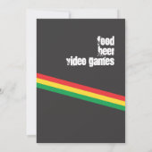 ラスタの誕生日の招待状 招待状 (裏面)