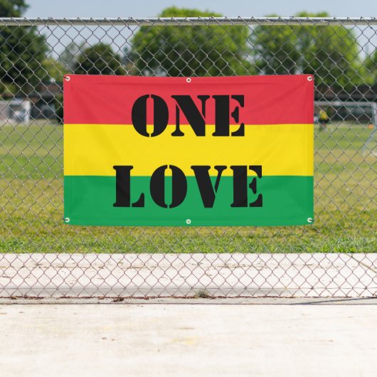 ラスタは緑の黄色い赤のストライプの旗パターンを着色します 横断幕 (インサイチュ)