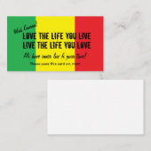 ラスタはITフォワードカードを支払う 名刺 (正面/裏面)