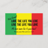 ラスタはITフォワードカードを支払う 名刺 (正面)