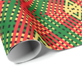 ラスタカラフルダイヤモンドデザイン包装紙 ラッピングペーパー (ロールコーナー)