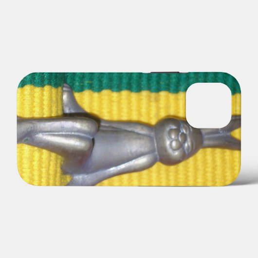 ラスタカラーのバニー: Groovy ArtプリントのTouch Case-Mate iPhoneケース (裏面 (横))