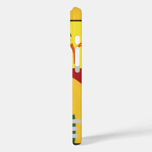 ラスタカラーの愛のメッセージ・アートプリント Case-Mate iPhoneケース (裏面 / 左)