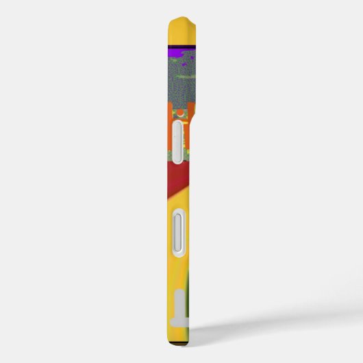 ラスタカラーの愛のメッセージ・アートプリント Case-Mate iPhoneケース (裏面 / 右)