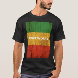 ラスタカラーレゲエドントウォーズRastafari Islands O Tシャツ