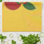 ラスタカラー抽象芸術アートプリント キッチンタオル (折り畳み)