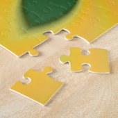 ラスタカラー抽象芸術アートプリント ジグソーパズル (側面)