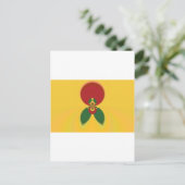 ラスタカラー抽象芸術アートプリント ポストカード (スタンド正面)