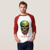 ラスタキングドクロ Tシャツ (正面フル)