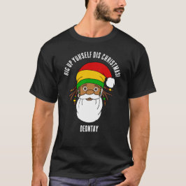 ラスタサンタクロースメリークリスマス Tシャツ