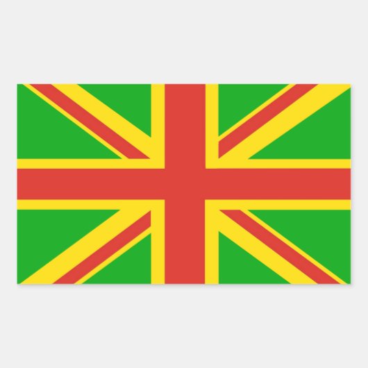 ラスタジャックステッカー 長方形シール (正面)